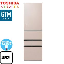 東芝 ベジータ GTMシリーズ 冷蔵庫 GR-W450GTM-NS