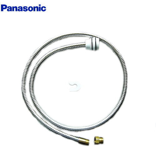 パナソニック シャワーホース 洗面水栓部材 メタルホース1200Lストッパー付 【　CQ853B03K1　CQ853B03KZZ　の後継品　】  ≪CQ853B03K2≫